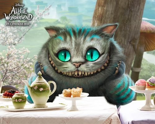 gato alice wonderland