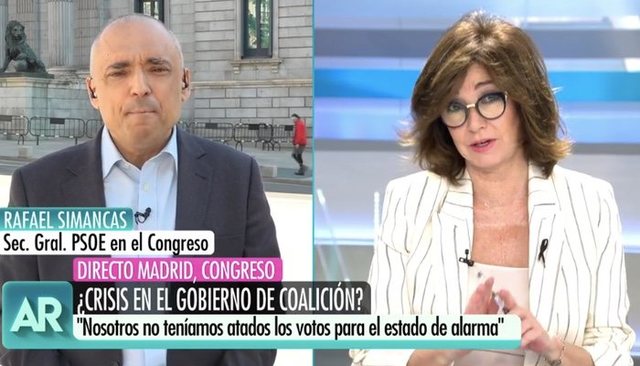 Enganch N Entre Simancas Y Ana Rosa Quintana Por El Pacto Con Bildu