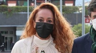 Rocío Carrasco llega al juzgado como demandada de Antonio David Flores por impago de la pensión de su hijo