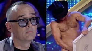 La actuación más surrealista de 'Got Talent España' con un artista que pinta con el pene a Risto Mejide