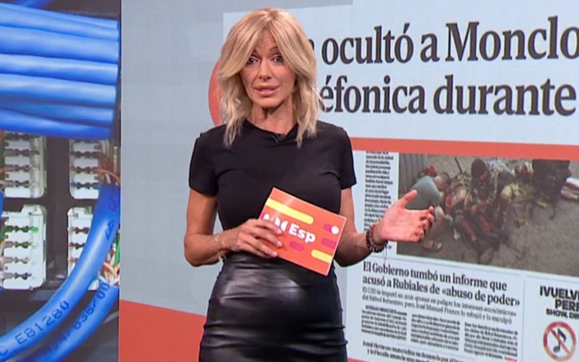 Susanna Griso y Feijóo frivolizan con el "caso Rubiales": "Le he dado dos besos y no sé ahora si..."