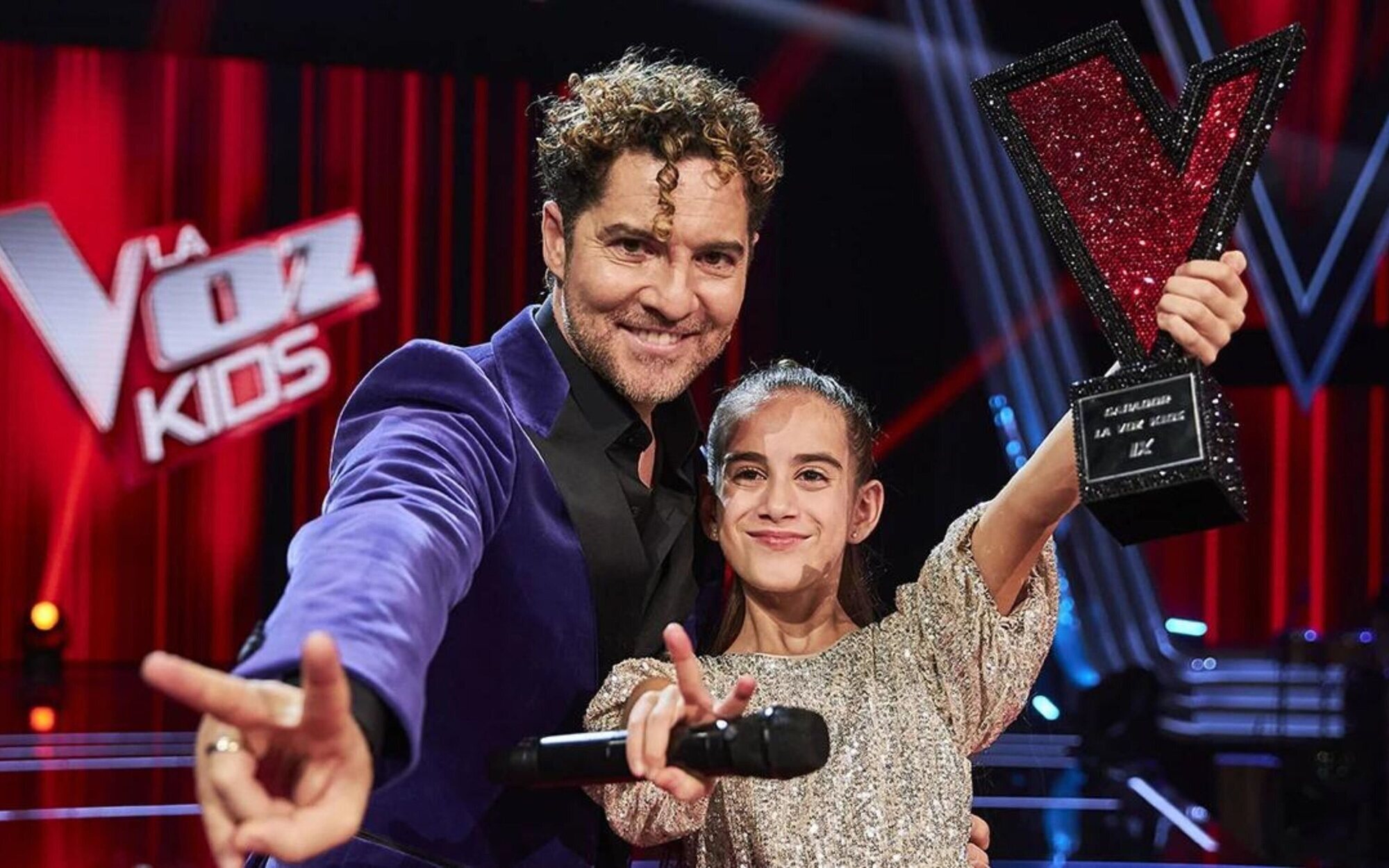 Alira Moya se convierte en la ganadora de 'La Voz Kids 2024', regalándole a David Bisbal su segunda victoria