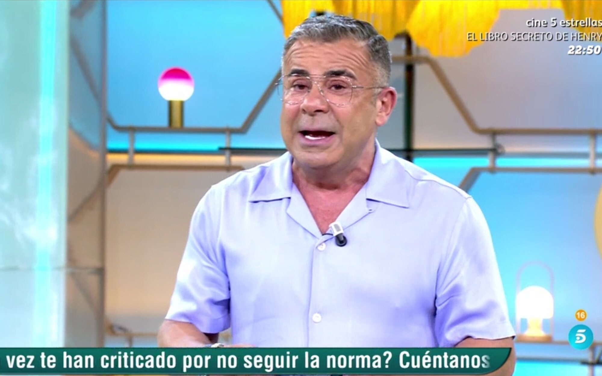 Jorge Javier abronca al equipo de 'El diario' por los fallos de sonido: "Me encuentro un poquitito vendido"