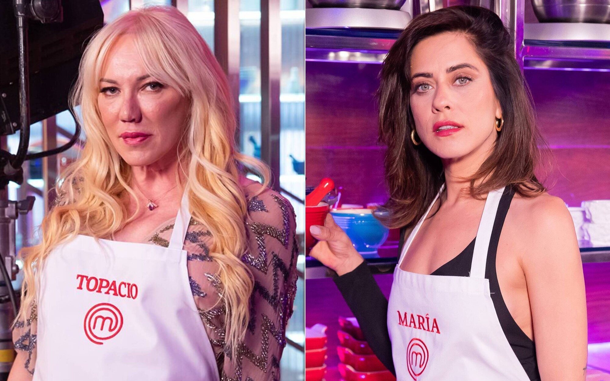 'MasterChef Celebrity 9': Topacio y María León, expulsadas con buenos platos que no fueron suficientes