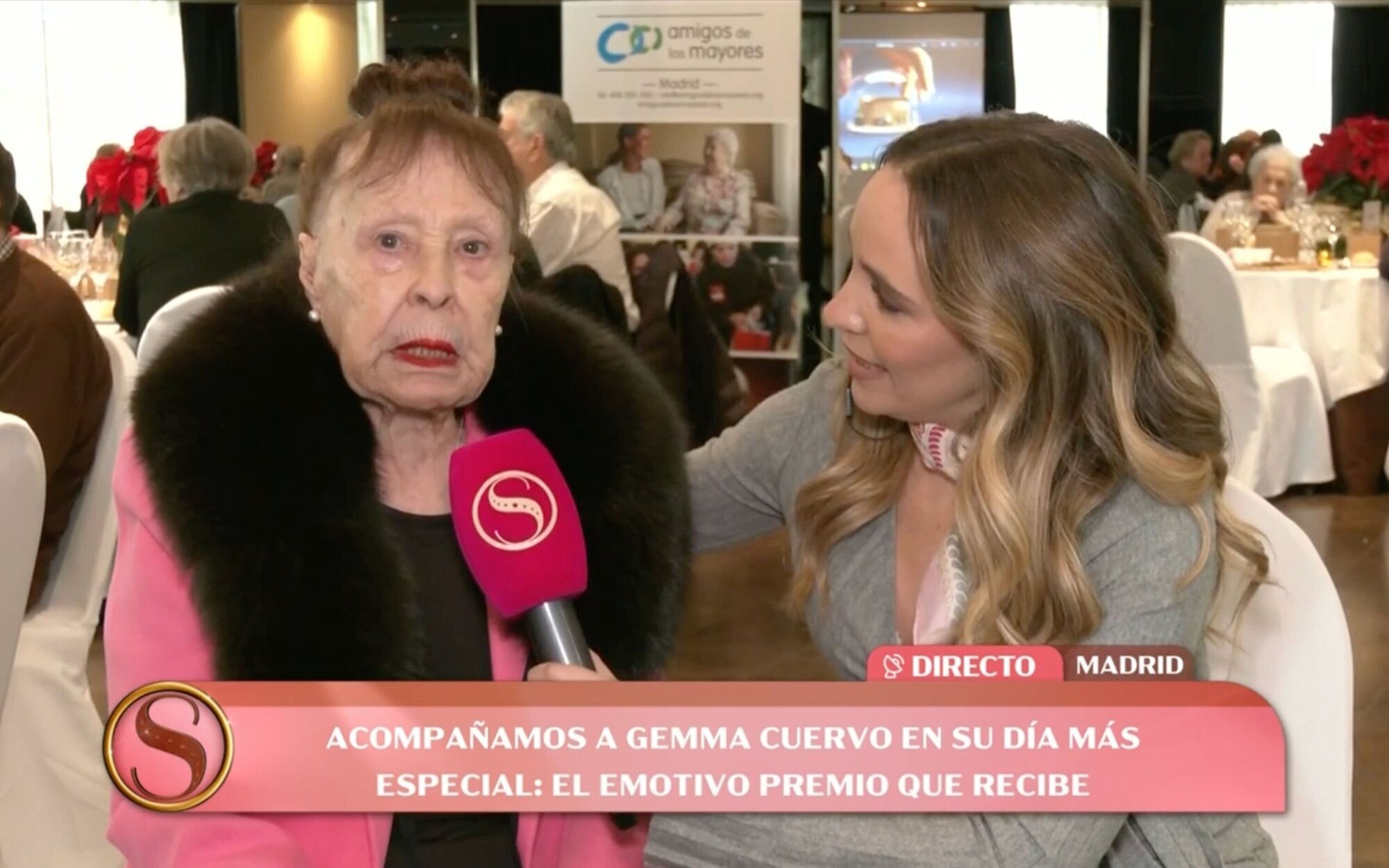 Gemma Cuervo paraliza su entrevista con 'Socialité': "Estoy muy fatigada y te pido por favor que acabemos"