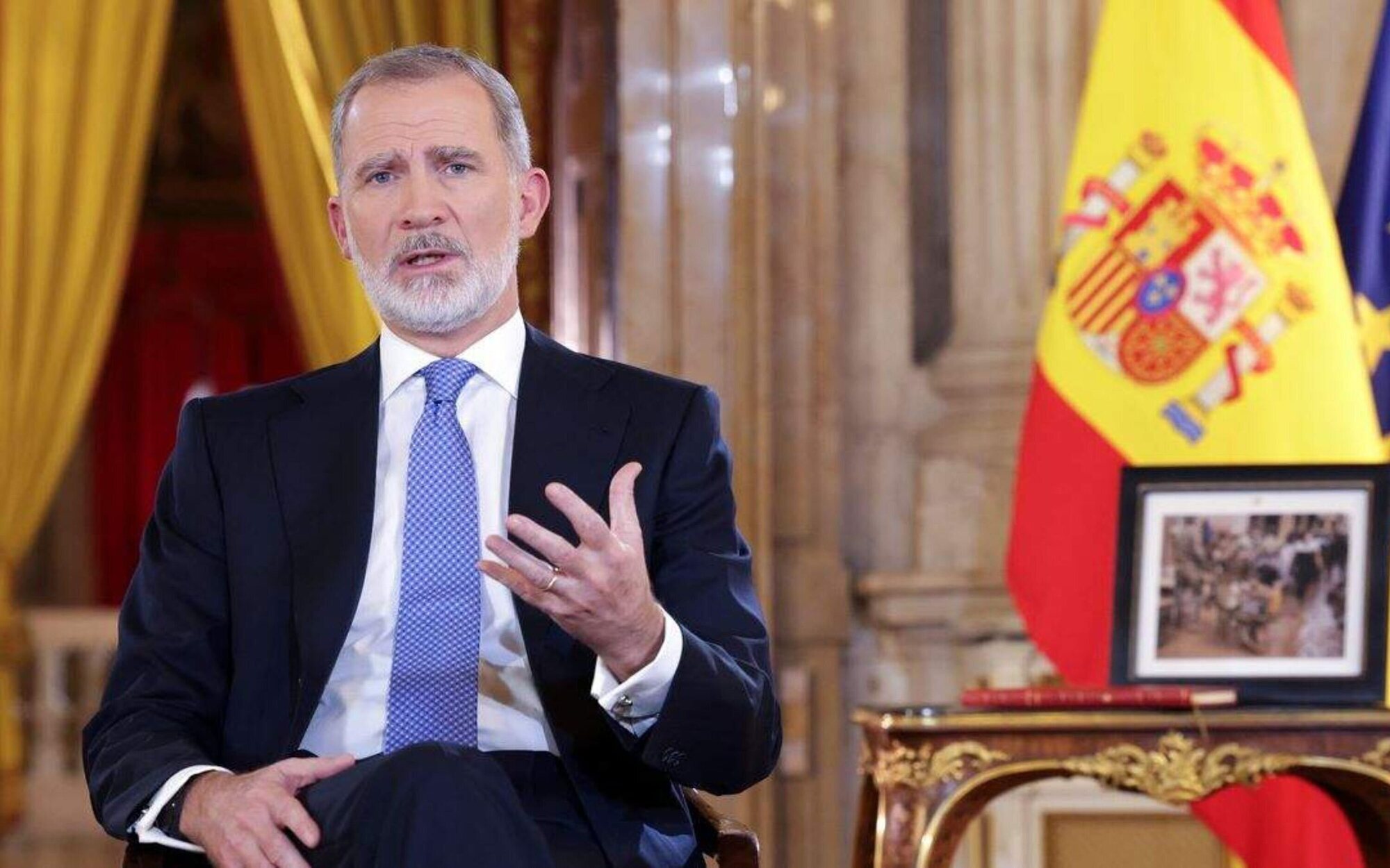 El discurso de Nochebuena del rey Felipe VI marca su segundo peor dato histórico con un 62,4%