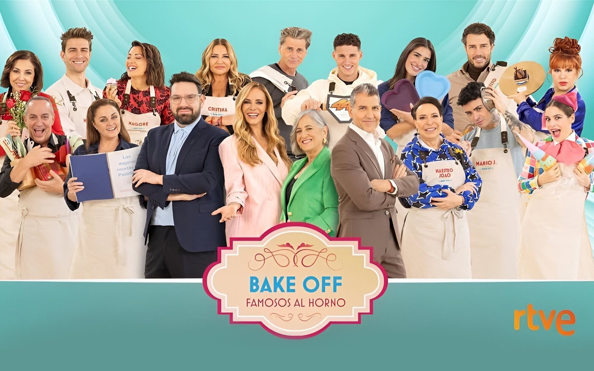 La segunda edición de 'Bake off: famosos al horno' de La 1 se estrena el domingo 12 de enero