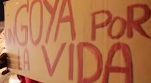 Lo que no se vio en la gala de Los Goya 2015 en TVE: la protesta de los enfermos de Hepatitis C