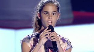 Laura, invidente de nacimiento, supera las audiciones de 'La Voz Kids'