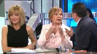 Tenso rifirrafe entre Celia Villalobos y Arsenio Escolar en 'Espejo público': "Estoy cansada de oíros"