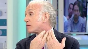 Eduardo Inda denuncia una agresión en el cuello en Telecinco y Ana Rosa Quintana pide disculpas