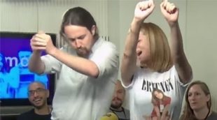 El perreo de Pablo Iglesias al son de "La gasolina" en Cadena SER: "Con Abascal esto sería..."