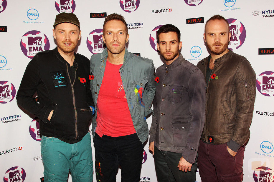 Coldplay en los MTV EMA 2011