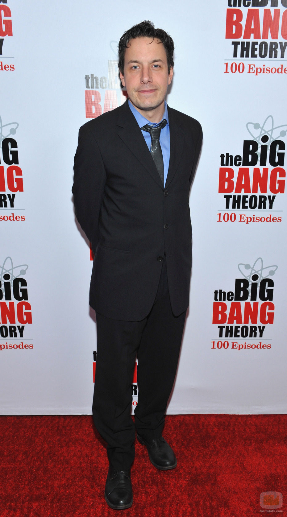 John Ross Bowie en la fiesta de 'The Big Bang Theory'