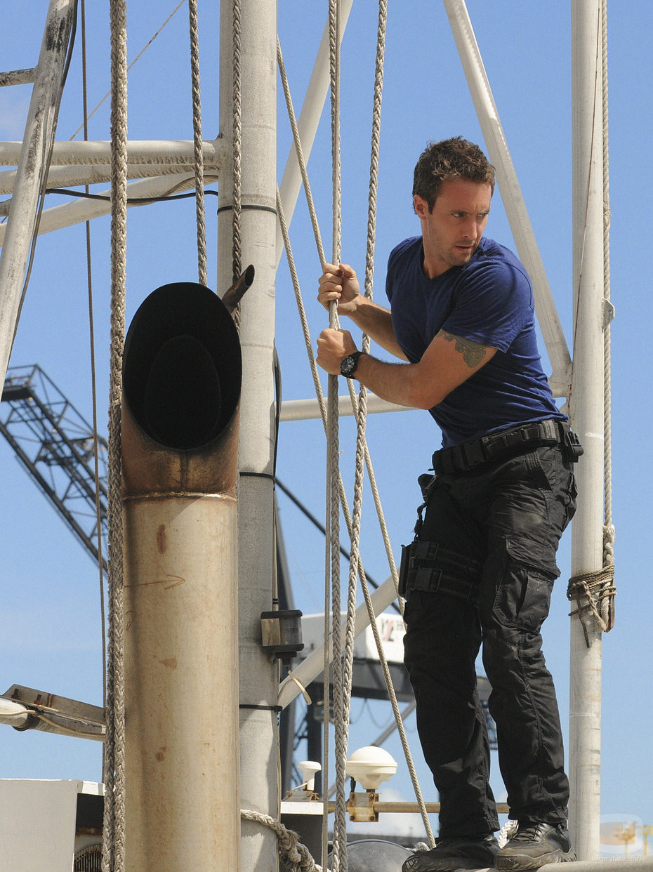 Alex O'Loughlin en plena acción en 'Hawai 5.0'