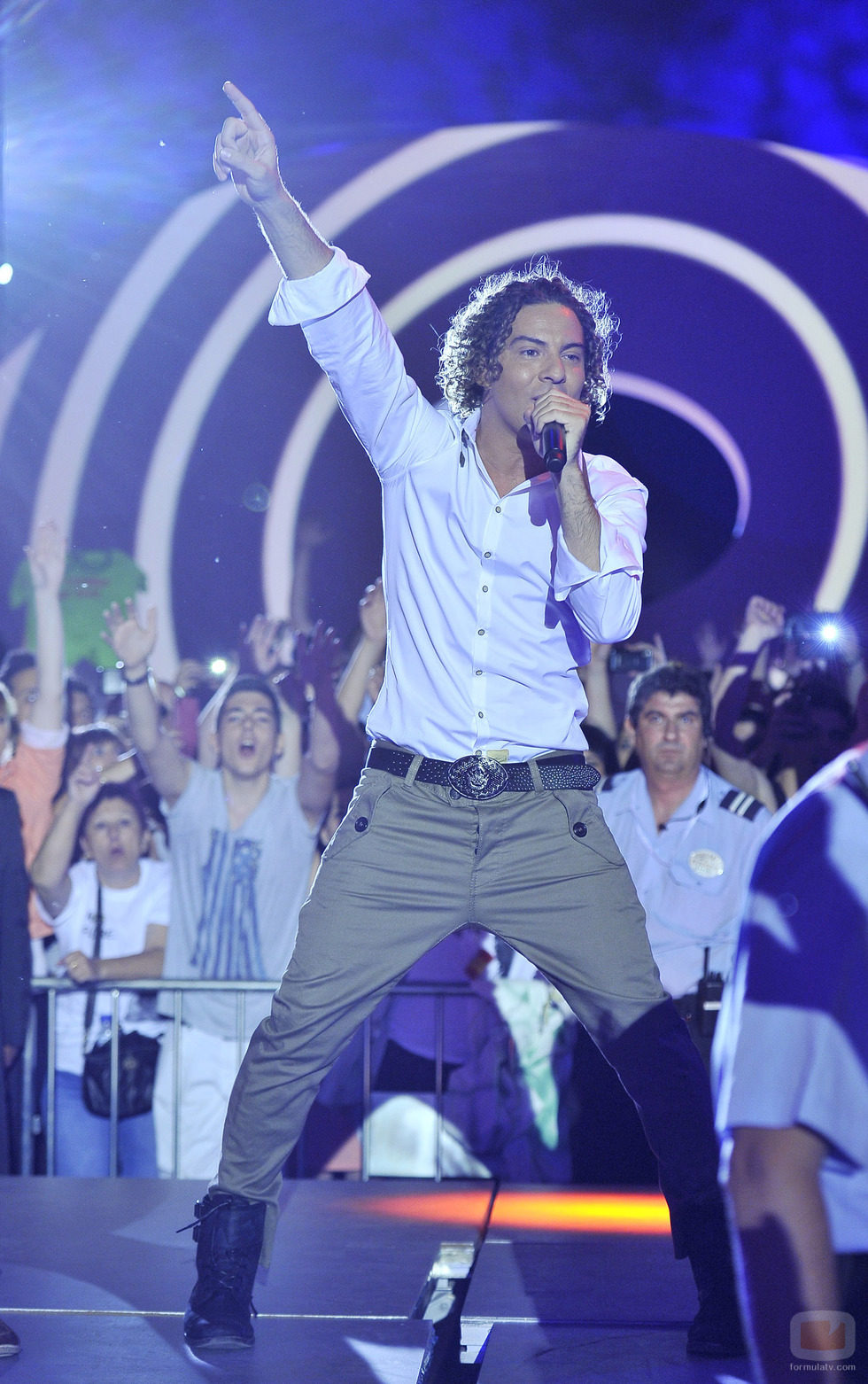 David Bisbal canta en la final de 'Gran Hermano 12+1'