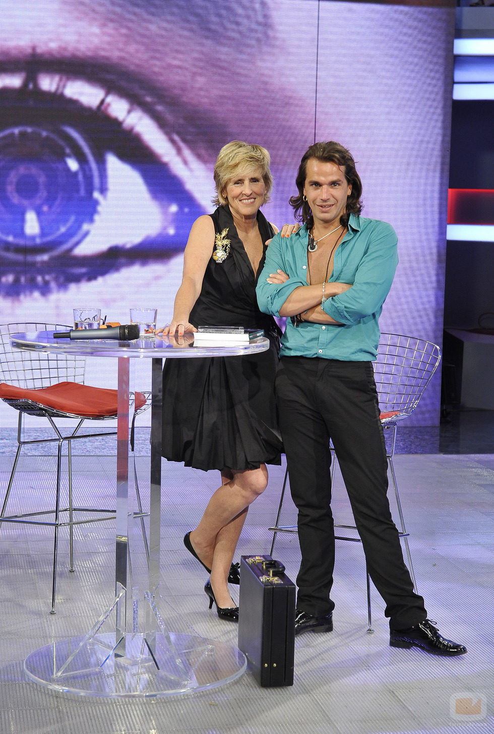 Mercedes Milá y Pepe Flores durante la final de 'Gran Hermano 12+1'