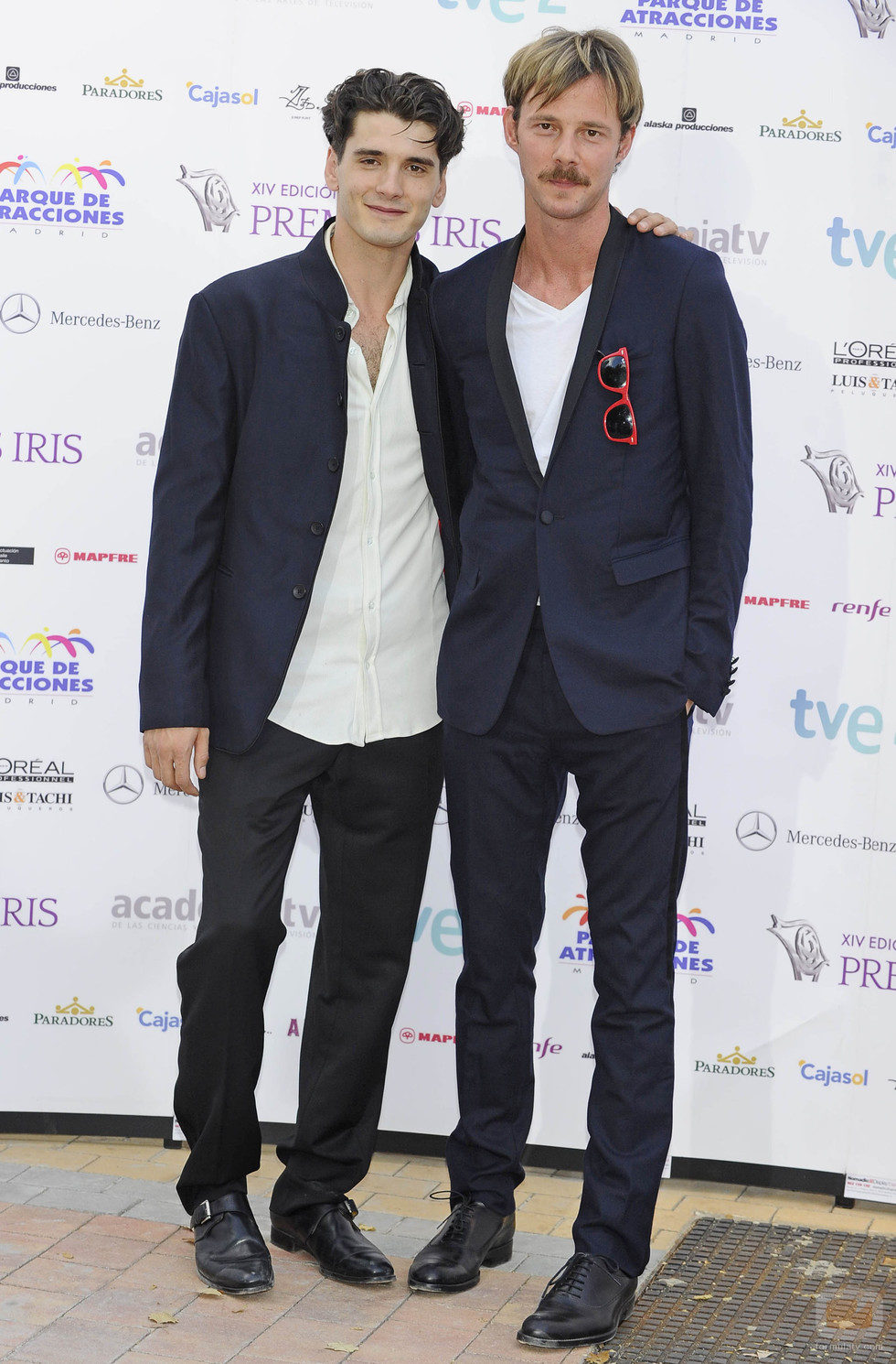 Yon González y Eloy Azorín en los Premios Iris 2012