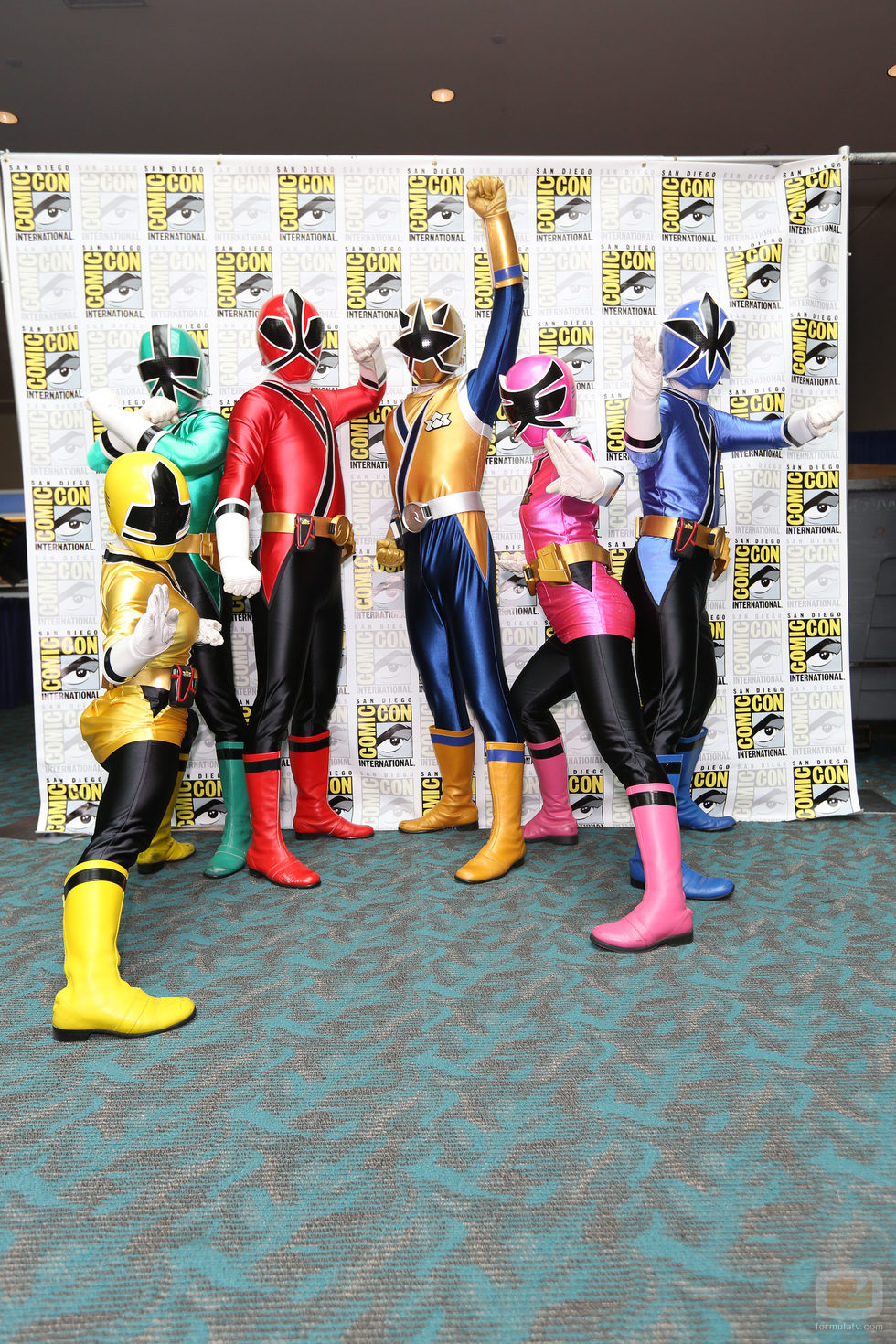 Los Power Rangers en la Comic-Con 2012