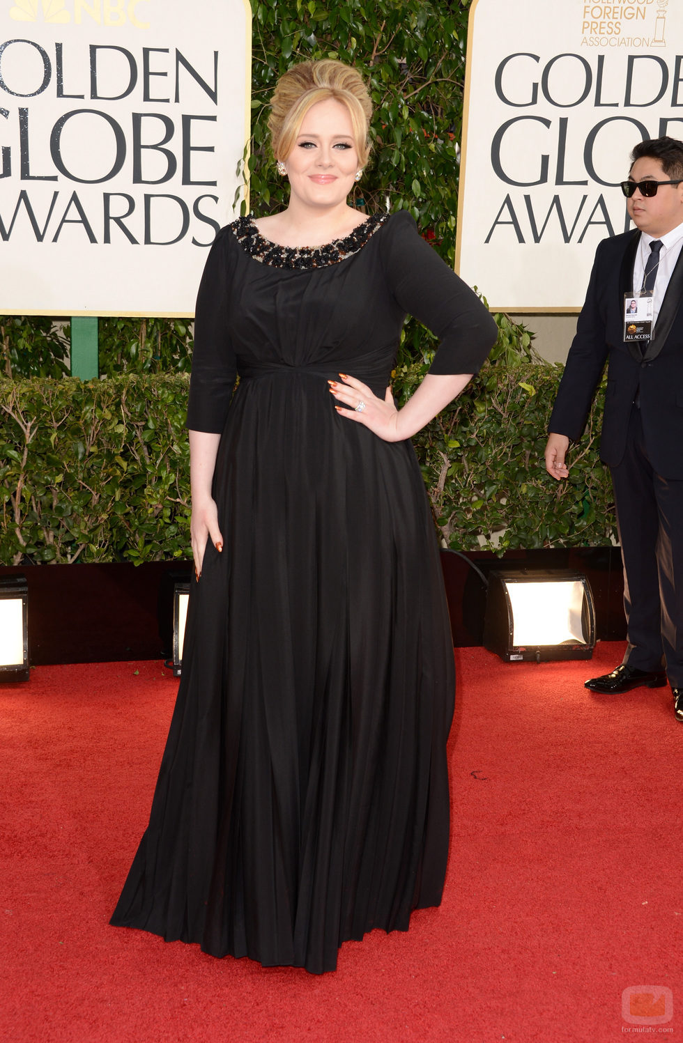 Adele en los Globos de Oro 2013