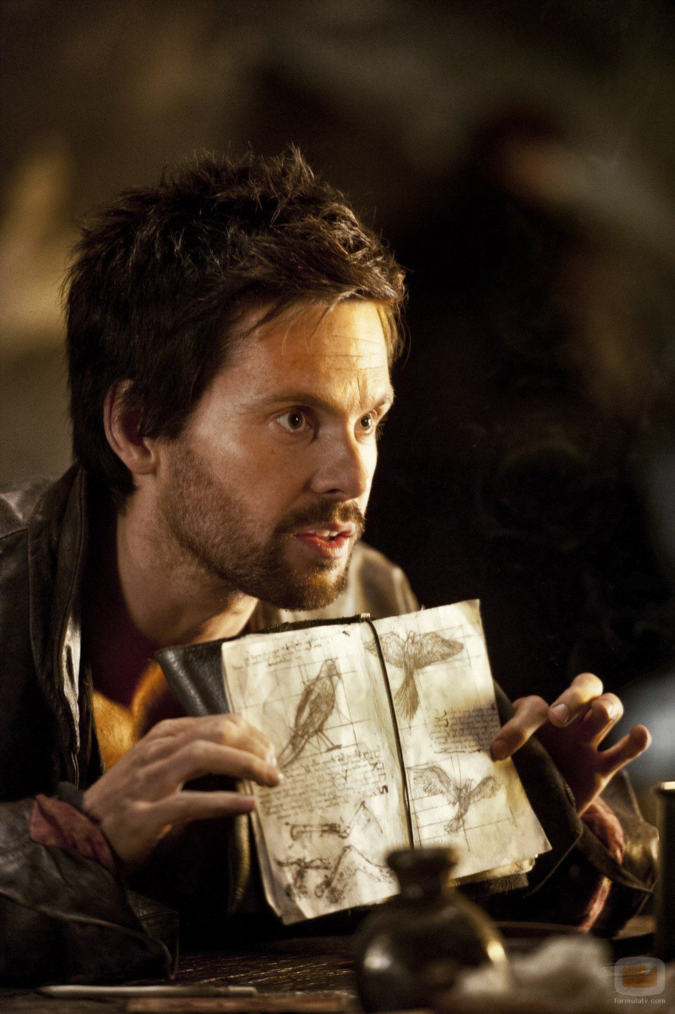 Tom Riley, en el papel de Leonardo da Vinci