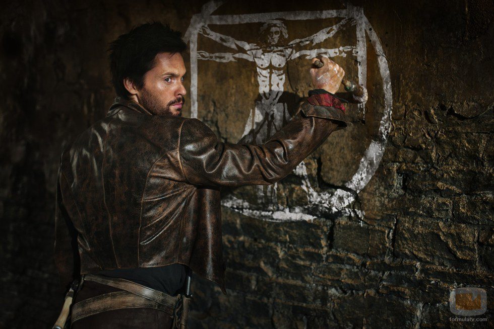 Tom Riley, en una escena de la serie 'Da Vinci's Demons'