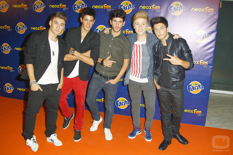 El grupo musical Auryn en los Neox Fan Awards 2013