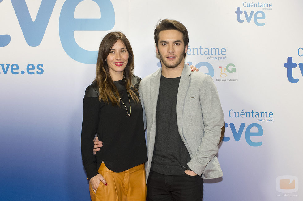 Bárbara Goenaga y Ricardo Gómez en la presentación de la decimoquinta temporada de 'Cuéntame cómo pasó'