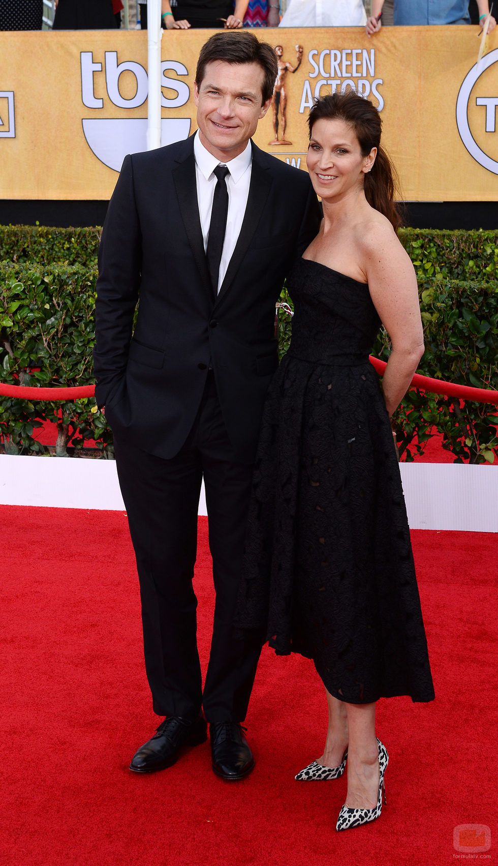 Jason Bateman y Amanda Anka en los SAG 2014