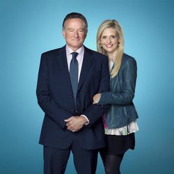 Robin Williams y Sarah Michelle Gellar en 'The Crazy Ones'