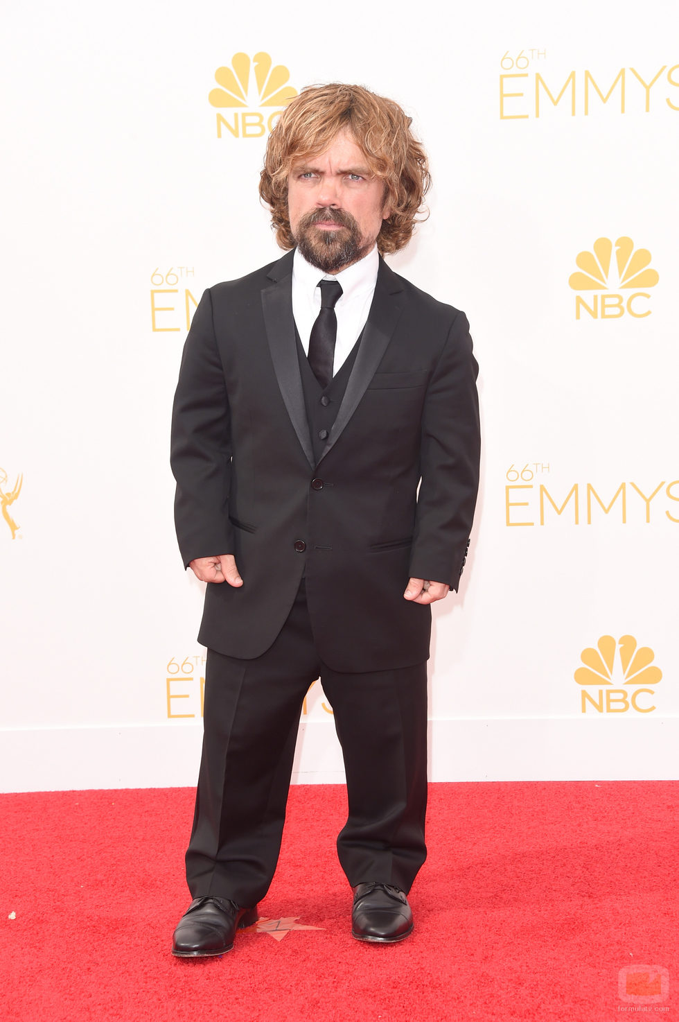 Peter Dinklage en la alfombra roja de los Emmy 2014