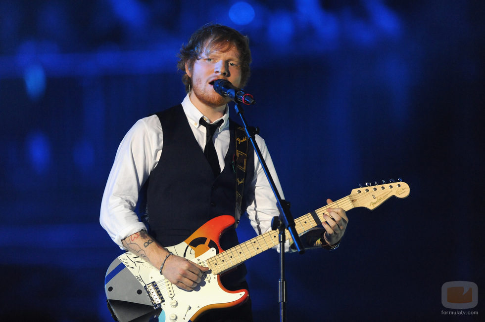 Ed Sheran en los MTV EMA 2014