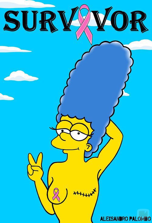 Marge Simpson en la colección "Survivor" de Alexandro Palombo