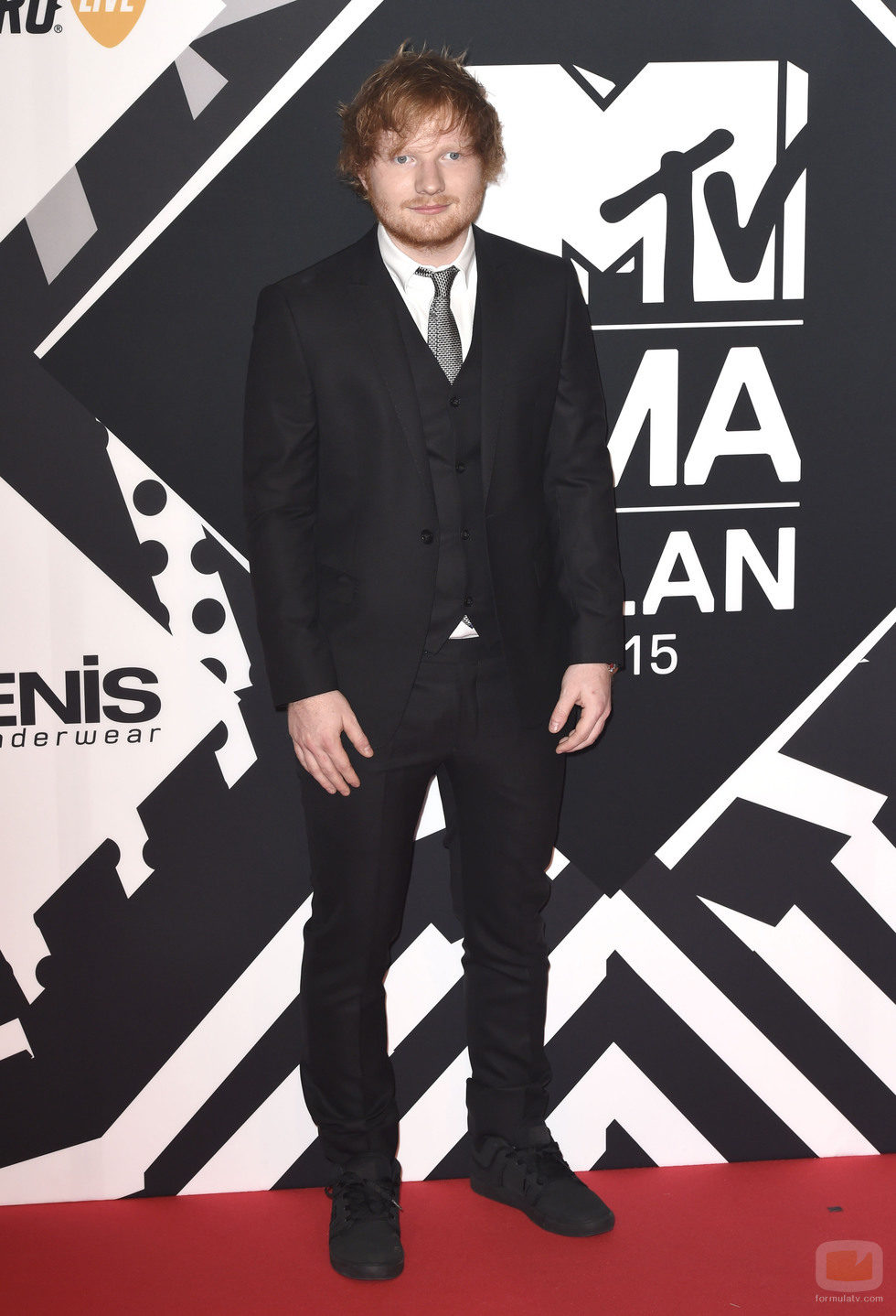 Ed Sheeran en los premios 'MTV EMAs 2015'