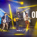 El grupo musical Morat en la gala 11 de 'Gran Hermano VIP'