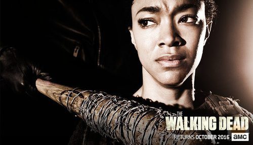 Sasha en la temporada 7 de 'The Walking Dead'