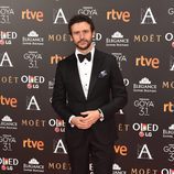 Diego Martín en la alfombra roja de los Goya 2017