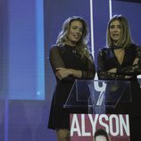 Alyson Rae Eckmann y Sandra Barneda en la semifinal de 'GH VIP 5'