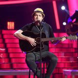 Raúl Pérez como Joaquín Sabina en la gala 17 de 'Tu cara me suena'