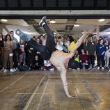 Un bailarín haciendo piruetas en los castings de 'Fama a bailar 2018'