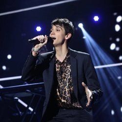 Dave Zulueta en su actuación de la Gala 5 de 'OT 2018'