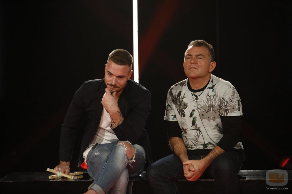 Tony Spina y El Koala en la sala de expulsión durante la Gala 12 de 'GH VIP 6'