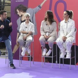 Parte del equipo de 'Fama a bailar 2019' en la presentación del programa