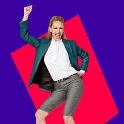 Paula Vázquez en un cartel promocional de 'Fama a bailar 2019'