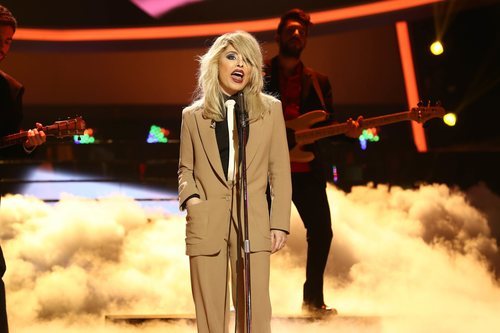 Soraya como Blondie en la Gala 13 de 'Tu cara me suena'