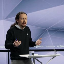 Pablo Iglesias, en 'El debate decisivo'