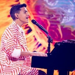 Petar Anicic, representante de Serbia, en la Gran Final de Eurovisión Junior 2020