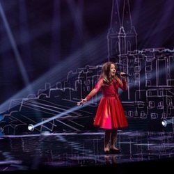 Chanel Monseigneur, representante de Malta, en la Gran Final de Eurovisión Junior 2020