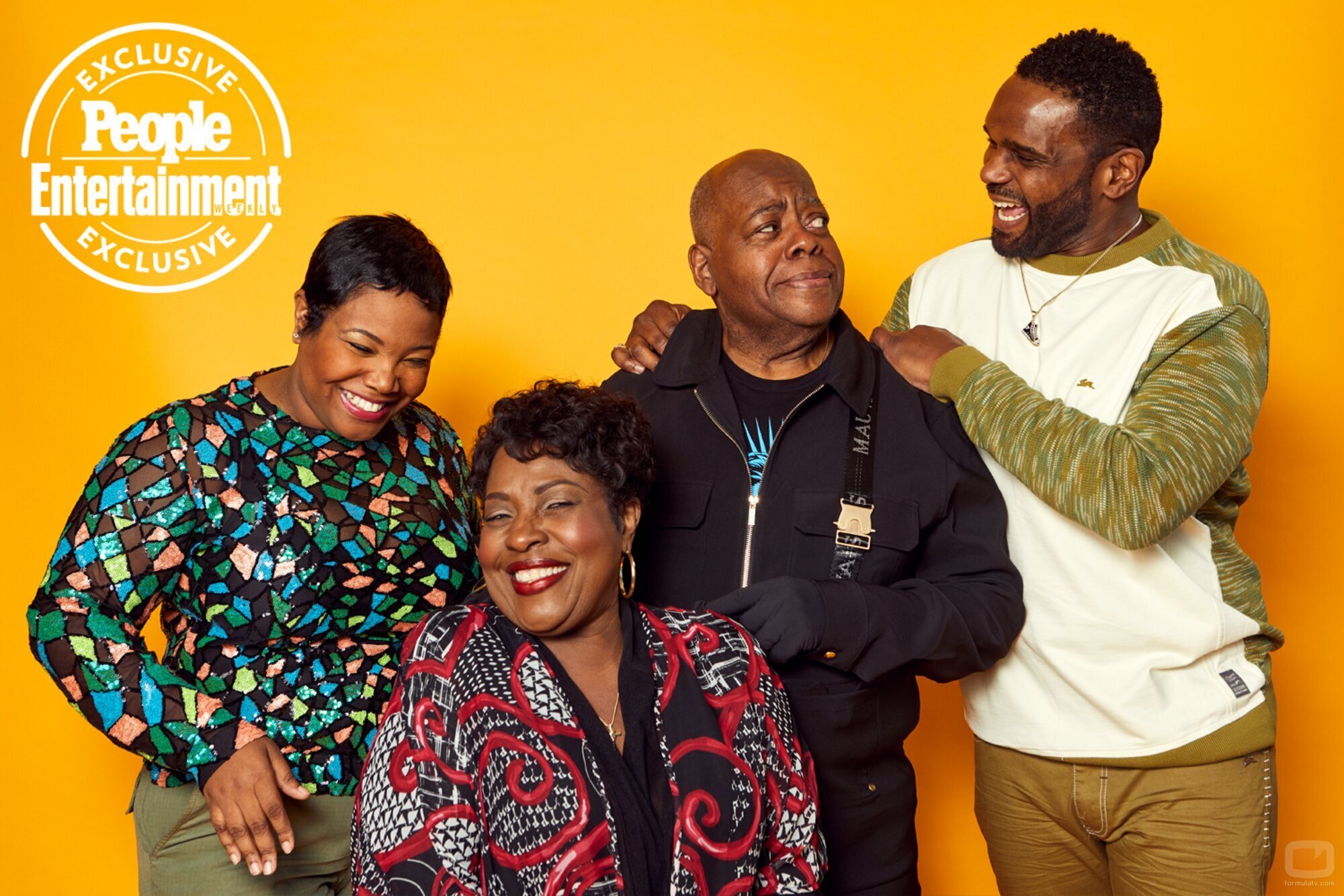 Kellie Williams, Jo Marie Payton, Reginald Veljohnson y Darius Mccray en la 90's Con