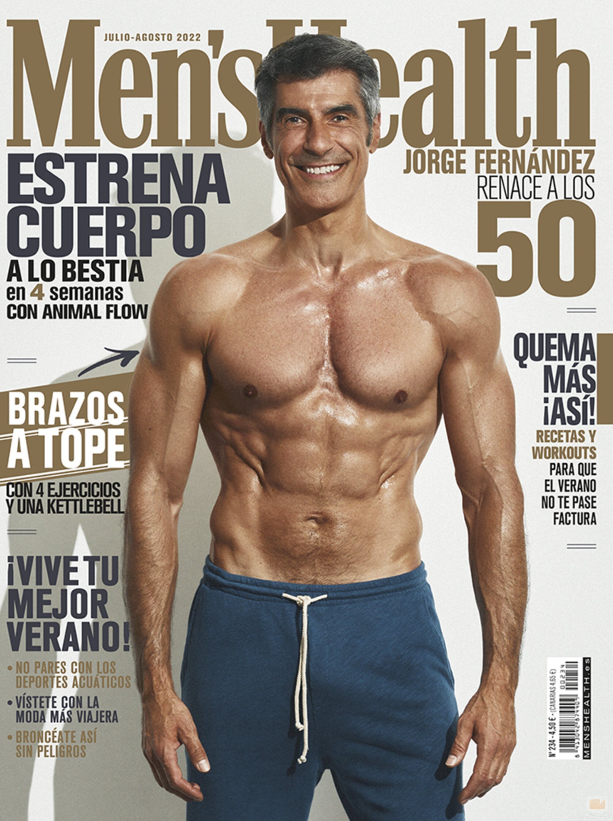 Portada de Jorge Fernández en Men's Health